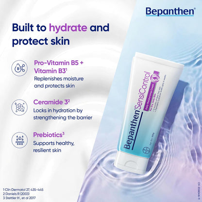 Bepanthen SensiControl Daily Moisturizing Cream (100g), World’s No.1 Skincare Brand For Dry & Sensitive Skin, Moisturizer for Dry Skin & Hydration in Summer, Clinically Proven Barrier Repair, Dermatologically Approved