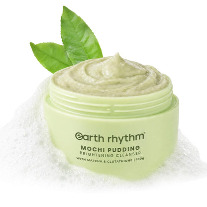 Earth Rhythm Matcha Mochi Cleanser - Brightens with Glutathione 100g