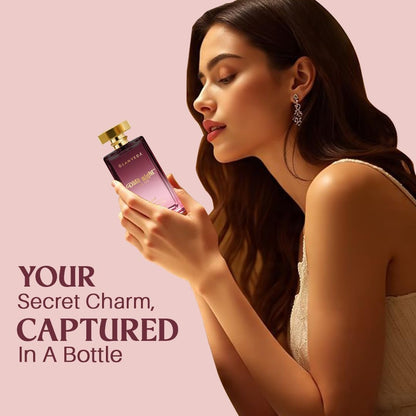 Glamveda Luxury Date Night Long Lasting | Perfume for Woman 100ml | Gifts for Woman | with Blackberry, Pear, Rose, Musk | Floral & Fruity Premium Perfume for Women