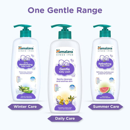 Himalaya Gentle Baby Wash | No tears formula |with chickpea and Green gram| Cleansing baby's gentle skin