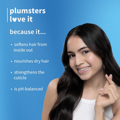Plum Coconut Milk & Peptides Strength & Shine Shampoo | 22X Smoother Hair | With Coconut Milk & Pea Peptide | Smoothening & Strengthening | Paraben-Free, 100% Vegan, 750ml