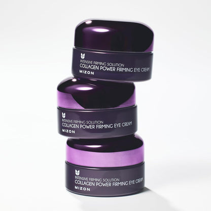 MIZON Collagen Power Firming Eye Cream, For Dark Circles and Puffiness, Improving Skin Elasticity, Highly Concentrated Collagen 25ML