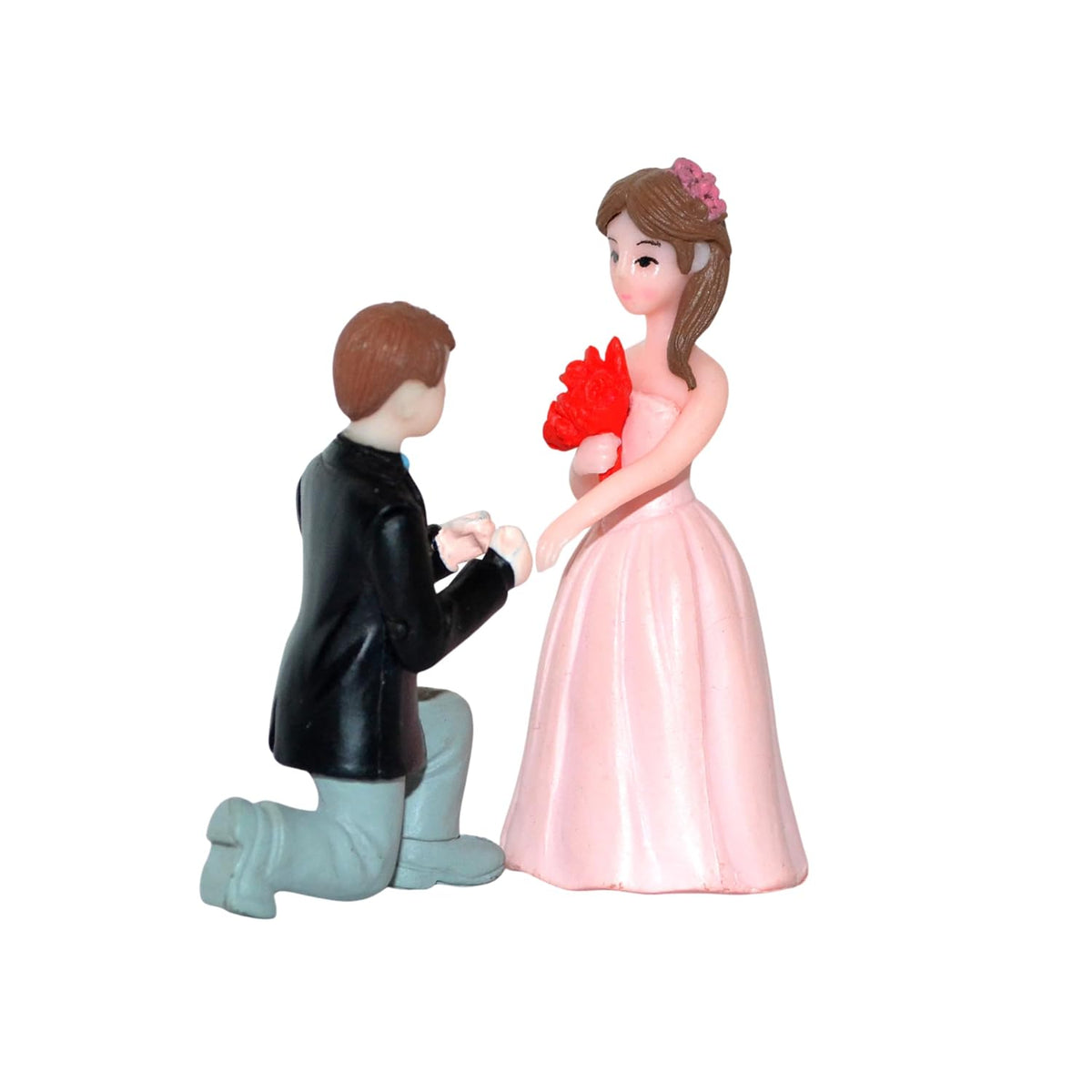 Valentine Gift for Girlfriend Boyfriend, Husband Wife, Valentine Love Couple Romantic Miniature Statue Showpiece, Birthday Gift Propose Day Gift for Woman