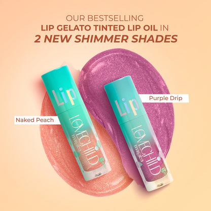 LoveChild Masaba Lip Gelato Tinted Lip Oil | Hydrating, Luminous finish |With Vitamin E, Jojoba oil, Hyaluronic Acid & Shea Butter, Raspberry Rose, 5ml