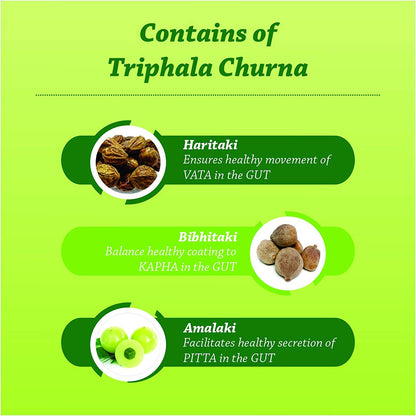 Baidyanath Asli Ayurved Nagpur Triphala Churna I Ayurvedic Remedy For Gastro-Intestinal Health - 500G
