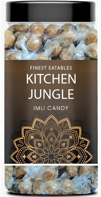 Kitchen Jungle Imli Candy 400 GM Jar | Khatti Meethi Imly, Chulbuli Emli Tamarind Twist Candy, Twisted Emly