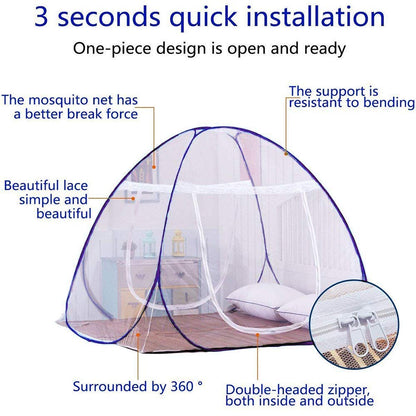 Foldable King Size Mosquito Net (White)