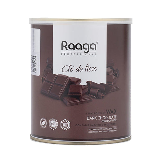 Raaga Professional Liposoluble Body Wax | Dark Chocolate (Contains Imported Ingredient) | Dermatologically Tested, Colophony Free | For All Skin Types (800 ml)