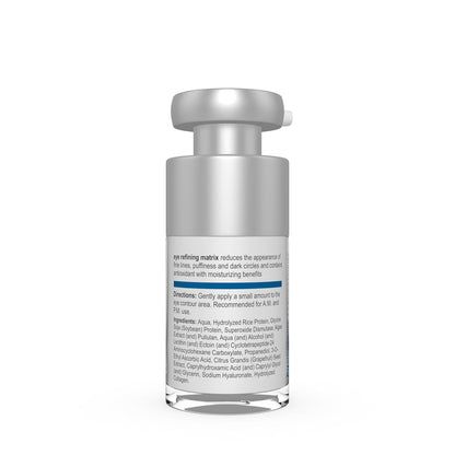 FCL Eye Refining Matrix Under Eye Gel For Dark Circles, Puffiness & Fine Lines with Vitamin C & Hyaluronic Acid | Eye Serum for Dark Circles | For Women & Men Skin Care - 15 gm
