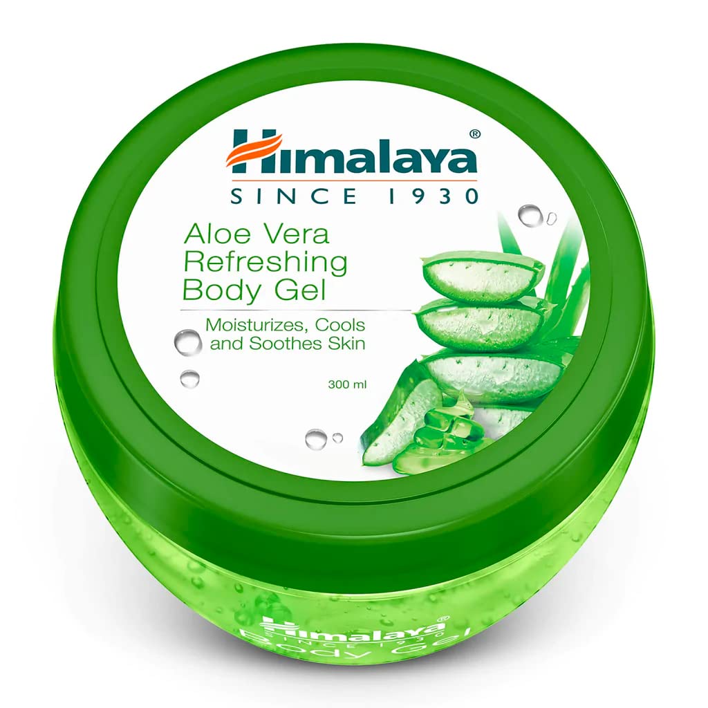Himalaya Aloe Vera Refreshing Body Gel container on a white background