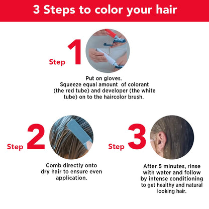 Revlon Top Speed Hair Color, Natural Black 70, 100 g