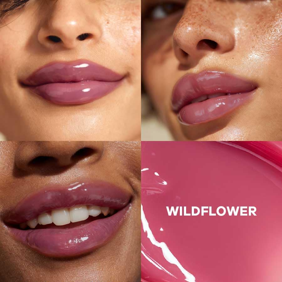 Earth Rhythm Honey Lip Balm SPF 50 Brightens Lips with Propolis,Peptides & Kojic Acid - Wildflower