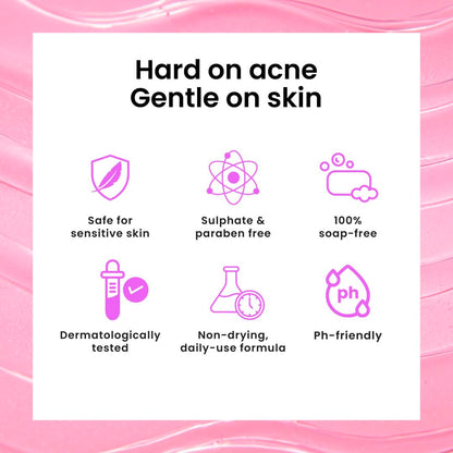 Foxtale Oil & Acne Control Face Wash | 2% Salicylic Acid + Niacinamide + Cica + Hyaluronic Acid | Fights Acne, Controls Oil & Soothes Skin | For Oily, Acne & Combination Skin | For Men & Women | 50ml