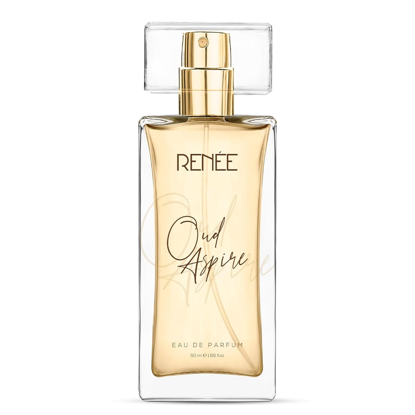 RENEE Eau De Parfum Oud Aspire | Long Lasting Fragrance l Premium Perfume | Notes of Almond & Sandalwood | Perfect Gifting Option for Women l Floral Scent for All Occasions | Travel Friendly l 50 ml