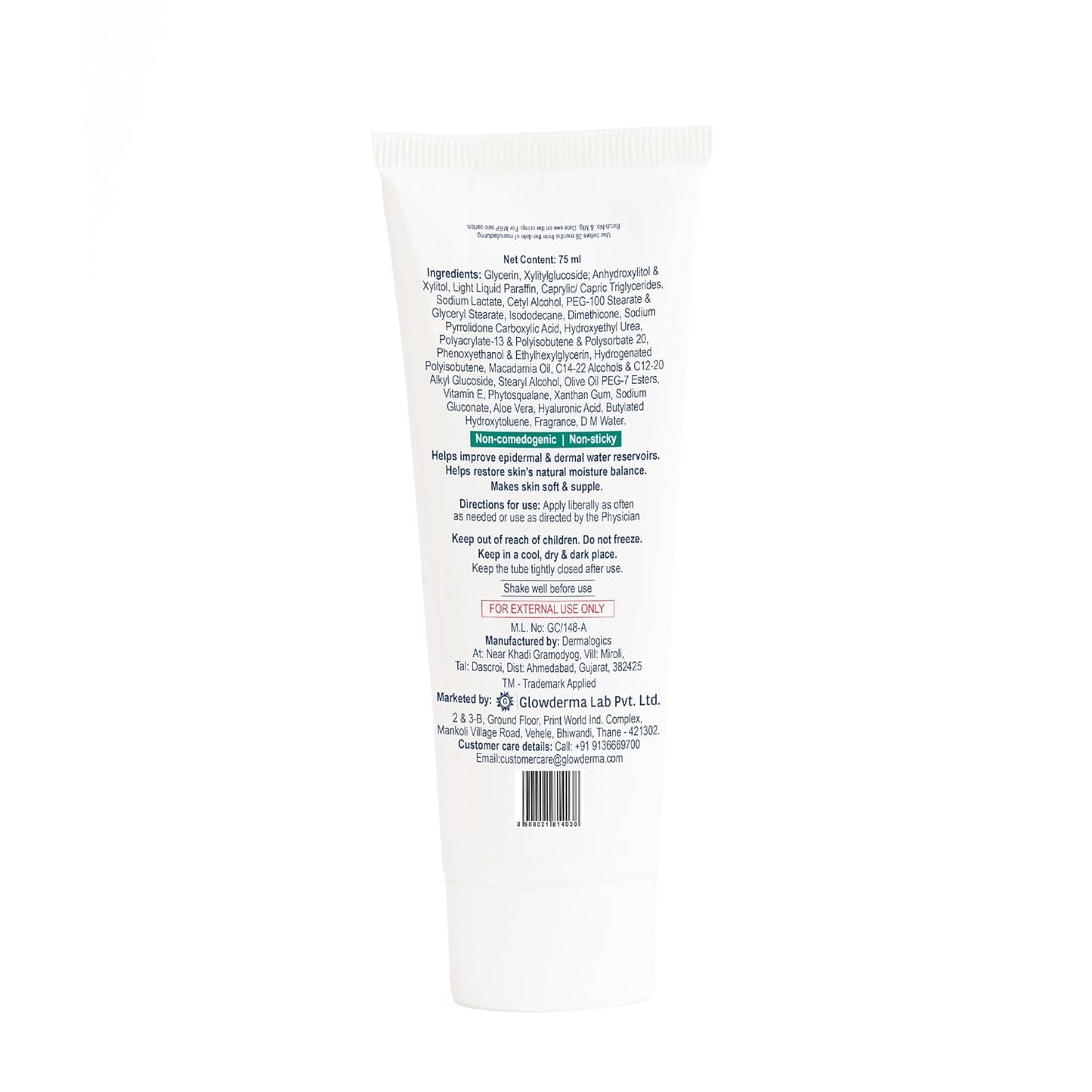 Moiz LMF 48 Lotion | 48 Hour Long-Lasting Moisturizer | Formulated with 17 Moisturizers | Non-Comedogenic | Paraben & Cruelty-Free - 75ml