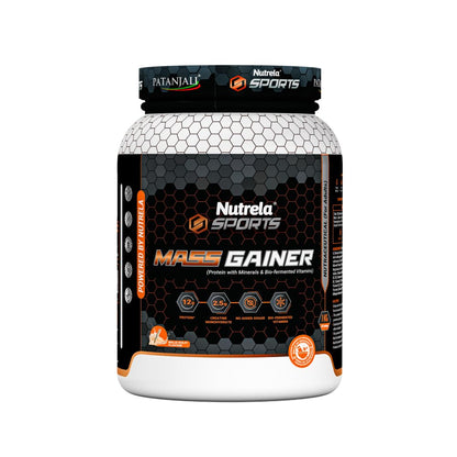 NUTRELA Sports Mass Gainer Powder- 1Kg (Malai Kulfi)