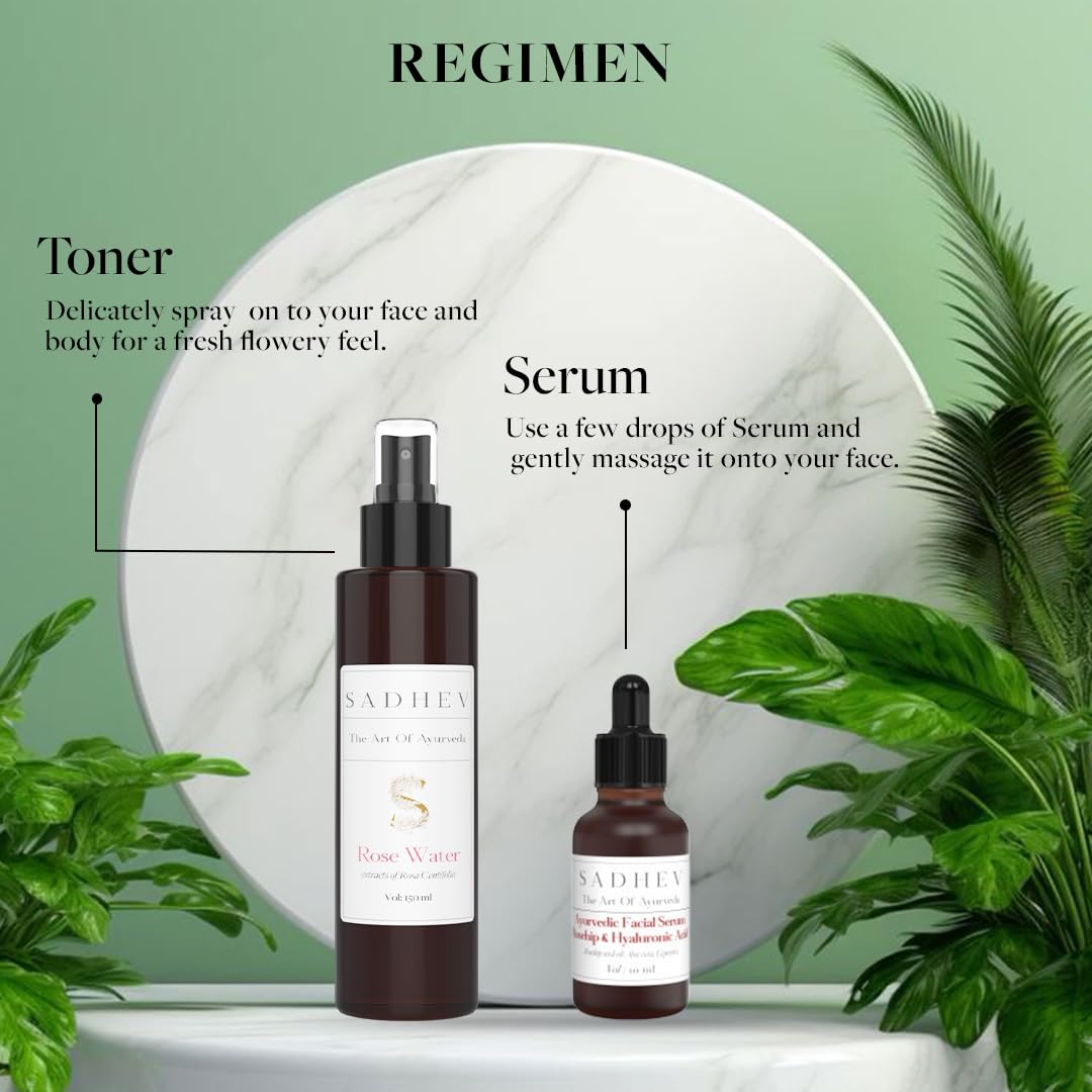 Sadhev Ayurvedic Facial Serum Rosehip & Hyaluronic Acid