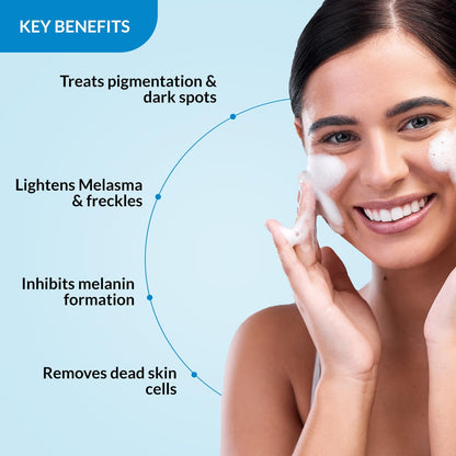 Fixderma Skarfix -TX Face Cleanser with Tranexamic Acid, Kojic Acid & Niacinamide | Kojic Acid Face Wash | Pigmentation Face Wash for All Skin Types - 75gm