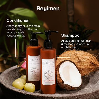 Sadhev Hibiscus Organic Natural Hair Shampoo With Goodness Of Coconut And Hibiscus, For Hairfall Control