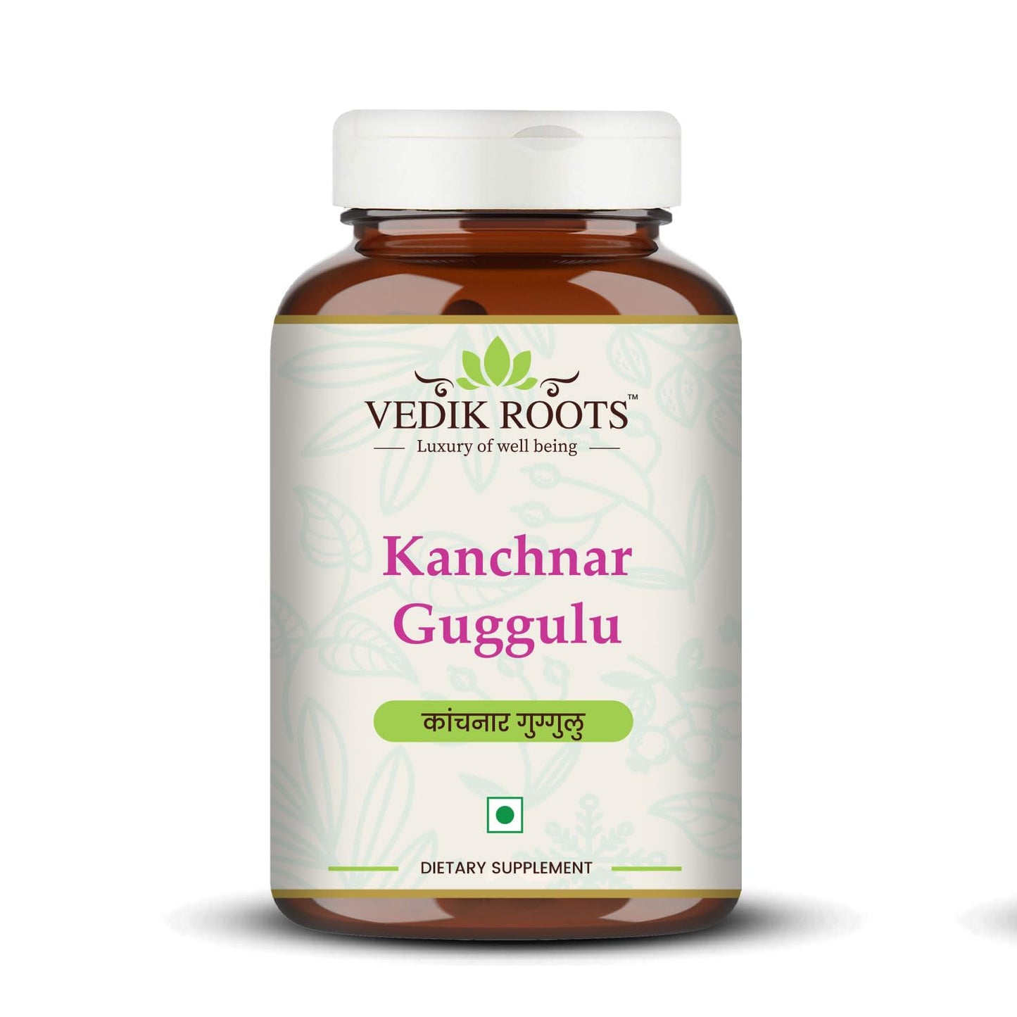 Kanchnar Guggulu - Ayurvedic Supplement For Thyroid | Hormonal Balance For Women | Reduces Joint and Muscles pain | For Swollen Lymph Nodes | 60 Tablets (Pack of 1)