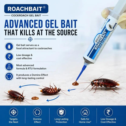 Arbuda Roachbait Gel For Cockroach Control| Fast Acting Solution | Ready to Use | Colony Destroyer (35 gm Pack of 1)