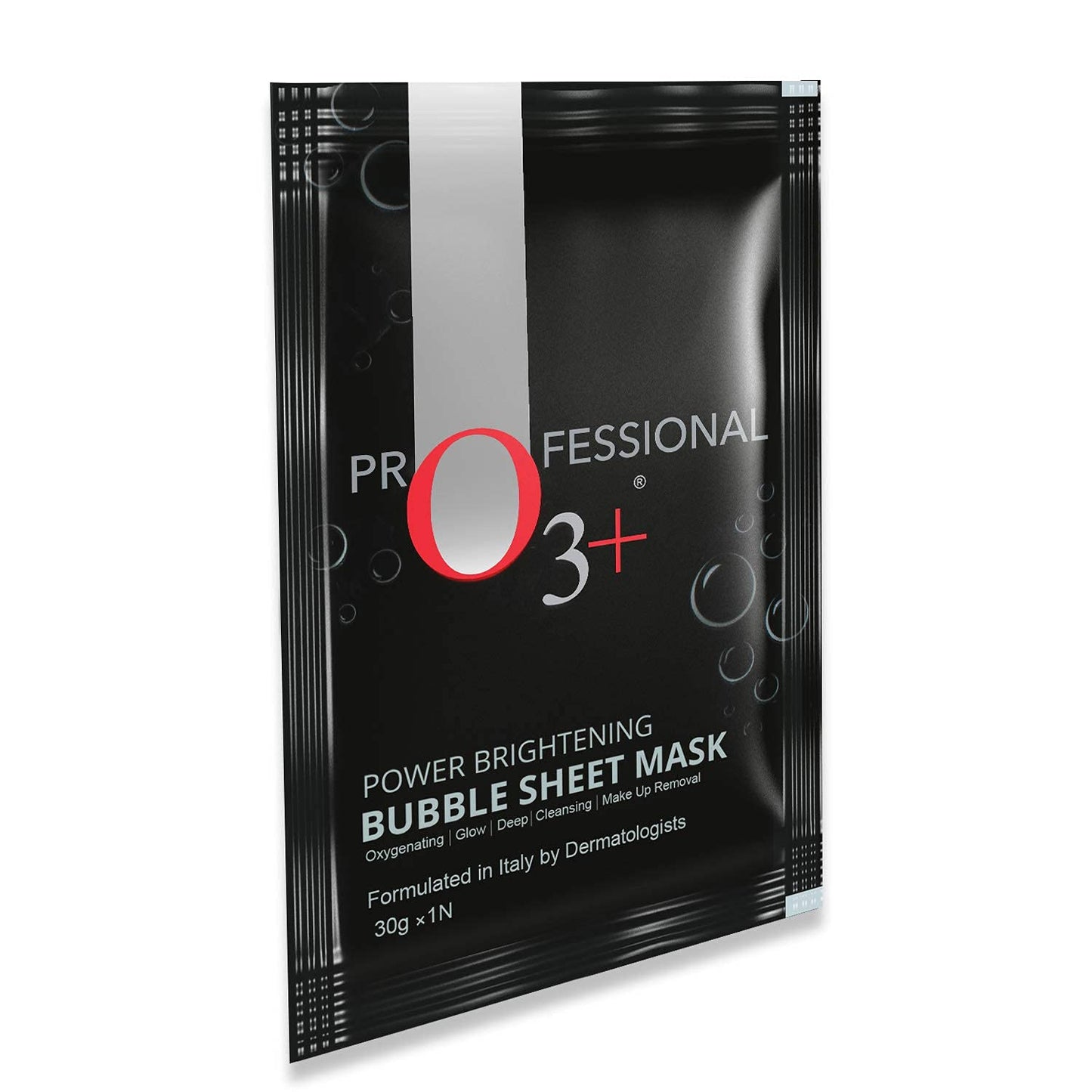 O3+ Power Brightening Bubble Sheet Mask for Deep cleansing and glowing skin (60gm ,Pack of 2)