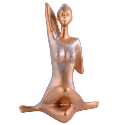 Yoga Lady Home & Office Decor showpiece (y1100)