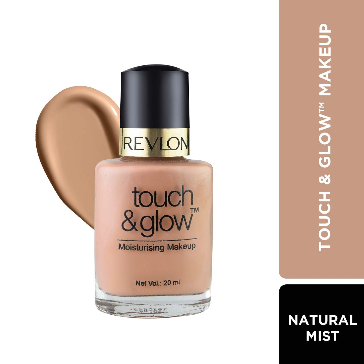 REVLON Touch And Glow Liquid High Coverage Make Up For All Skin Type , Natural Mist , 20Ml