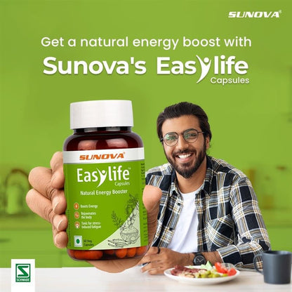 Sunova Easylife - Daily use Multivitamin , Natural Energy Booster, manages fatigue and provides energy to body