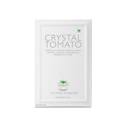 Crystal Tomato Supplement Colourless Carotenoids, L-Cysteine Enriched, Brightens Skin Tone, Reduces Pigmentation