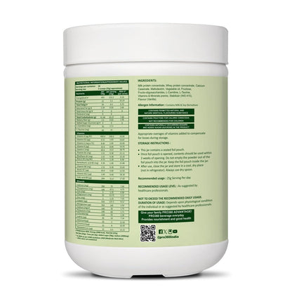 Pro360 Nefro HP Powder – Vanilla Flavour, 400g – High Protein Dialysis Care Nutritional Supplement for Renal Support – Vanilla Protein Powder with L-Taurine, L-Carnitine & Essential Nutrients
