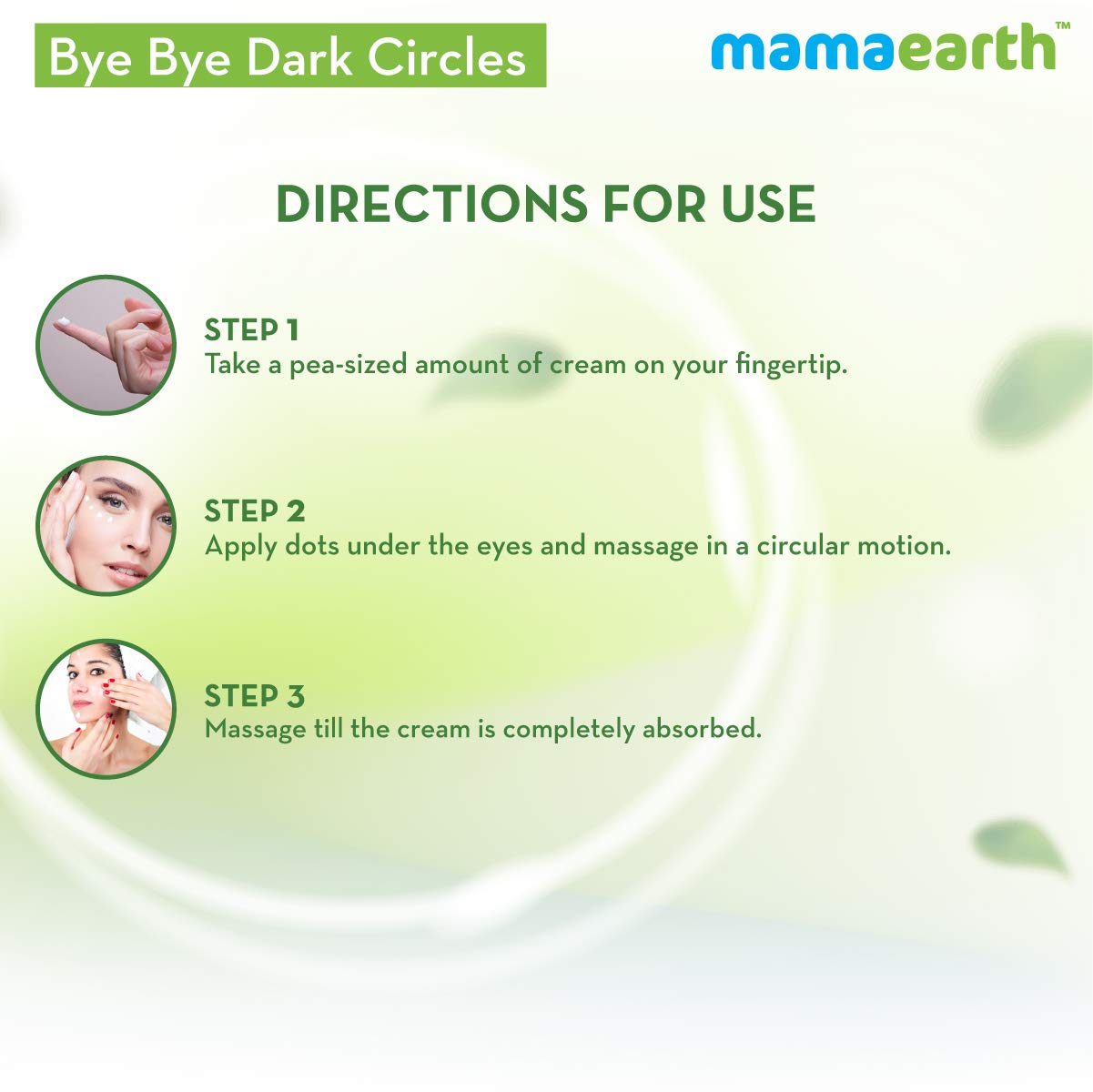 Mamaearth Bye Bye Dark Circle Eye Cream With Cucumber For Dark Circles - 20g