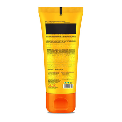 VLCC Bright Glow Matte SPF 30 PA ++ Sunscreen Gel Crème - 100g + 10g Extra - Helps Depigmentation, Non-Greasy Tinted Matte Formula with Broad Spectrum Protection