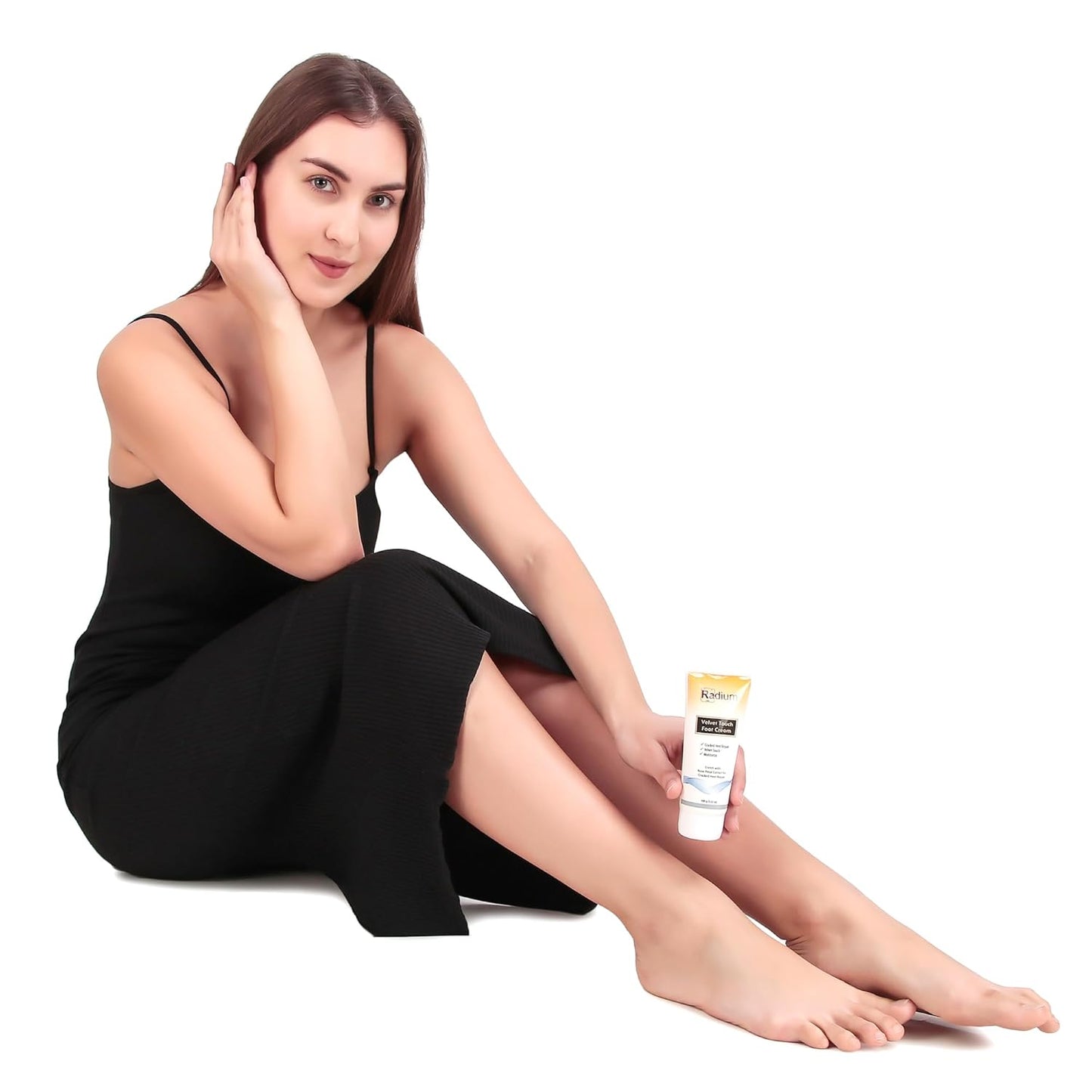 Radium Velvet Touch Foot Cream - Cracked Heel Repair - Velvet Touch - Moisturize - Enrich with rose petal extract - Male & Female - 100GM