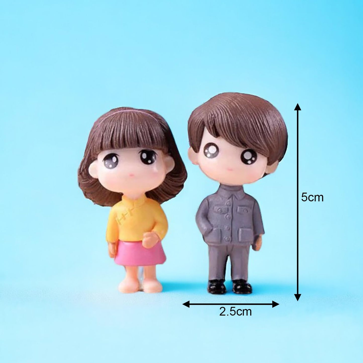 ascension Baby Couple Gift for Girlfriend Boyfriend Husband Wife Miniature Couple Statue for Valentines Gifts Home Office Living Room Decoration Miniature Adventure Showpiece Valentines Gift