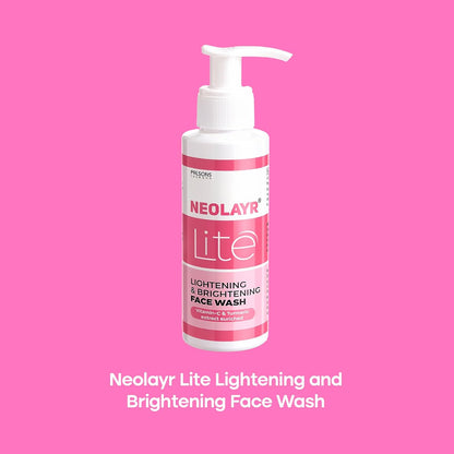 Lite Lightening & Brightening Face Wash | Enriched with Vitamin C and Turmeric Extract | Darkspots FaceWash| Reduces Scars | 100 ML