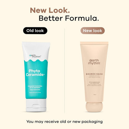 Earth Rhythm Bounce Back Barrier Repair Face Moisturiser with Almond Milk & Ceramides