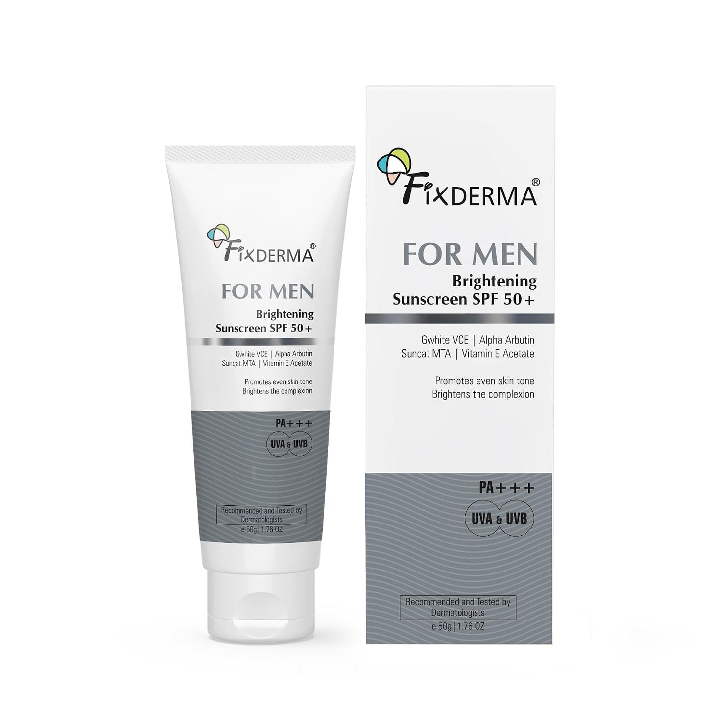 Fixderma Brightening Sunscreen SPF 50 For Men |Sunscreen For Dry Skin- 50g | For Dry Skin