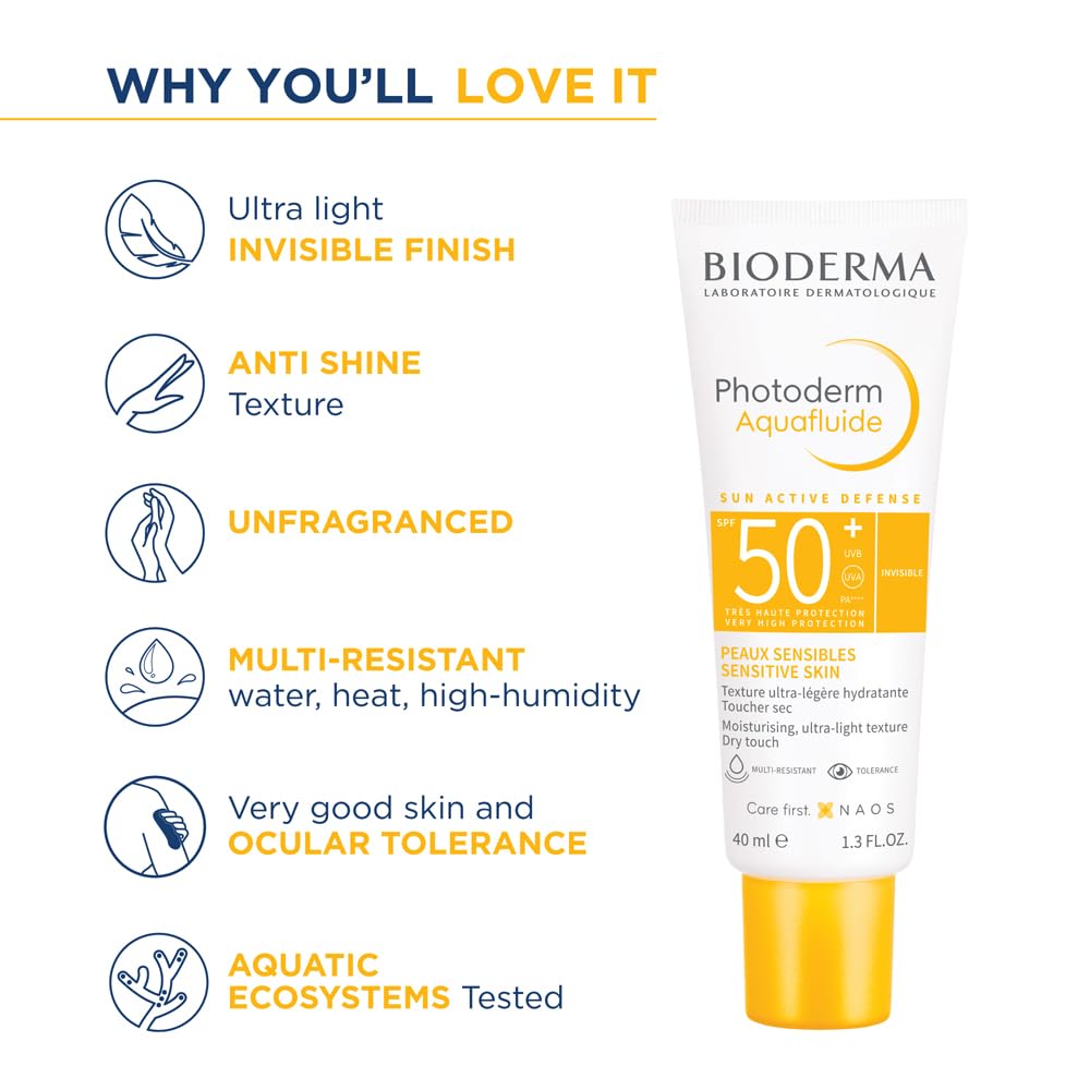 Bioderma Photoderm Aquafluide Spf 50+ Neutre, 40Ml - Normal