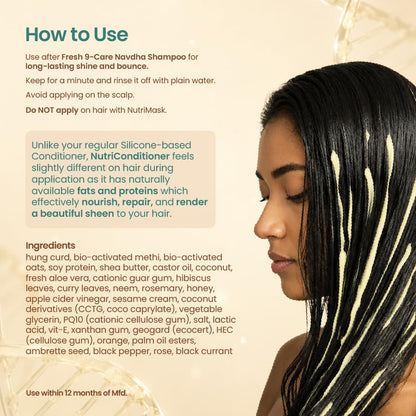 Nat Habit Rosemary Conditioner for Women & Men Hairfall | Bio-activated for Dry & Frizzy Hair | Moisturizing & Nourishing with Argan Oil for Shiny Hair, Suitable for Curly, Dry & Frizzy Hair & Oily Scalp,150ml