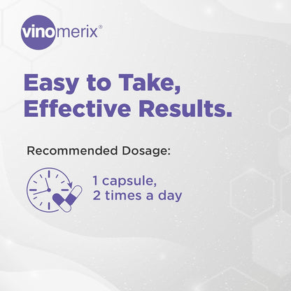 Antioxidant, Grape seed extract | Helps in reducing blood pressure, oxidative stress and improve blood circulation | No Paraben | 600 mg - 60 Veg Capsules