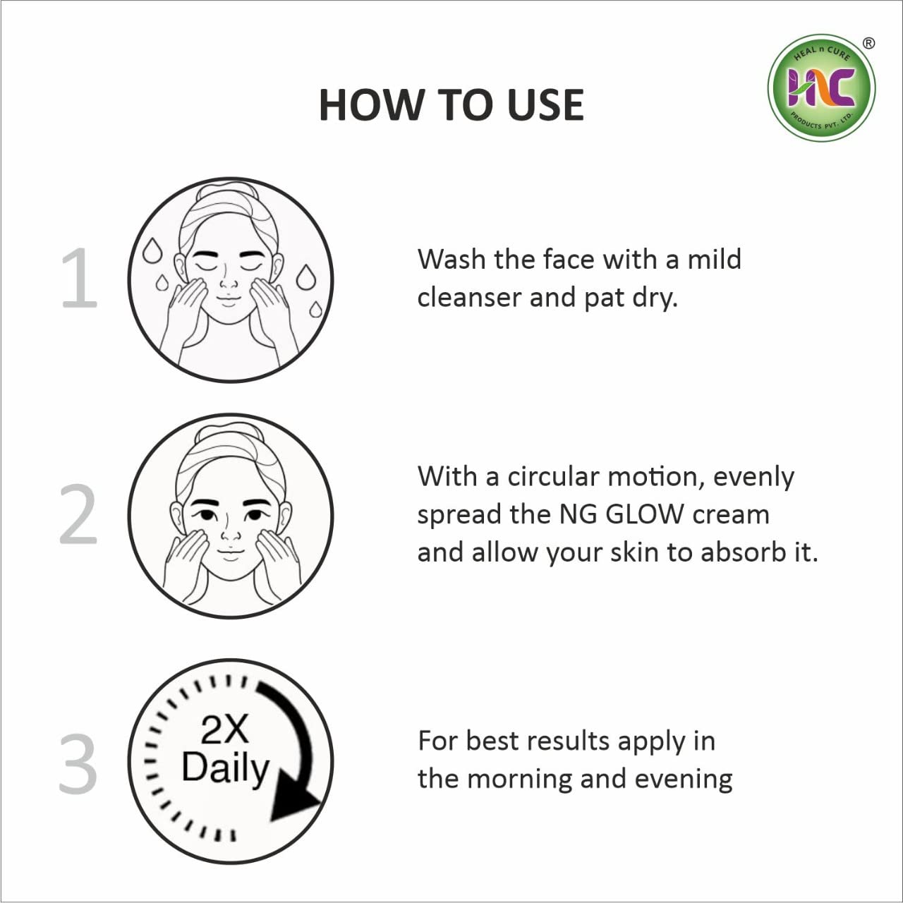 Heal N Cure NG Glow Cream - Enriched With Kojic Acid &Glycolic Acid | Anti-melasma & Anti Pigmentation Cream. Helps To Remove Acne Scar, Dark/Age Spots, Blemishes and Uneven Skin Tone-20GM