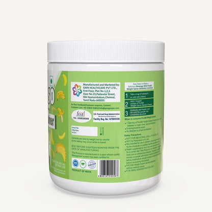 Pro360 Weight Gainer High Protein Powder - Calorie Rich Complete Nutritional Supplement - Triple Protein Source with 25 Vital Nutrients for Unisex - 250 grams (Banana)