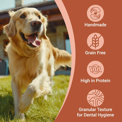 Bowlers Dog Treats Meat Sticks| 70g | Good for Dental Hygiene | High on Protien|Low in Fat | Grain Free | Handmade Treats