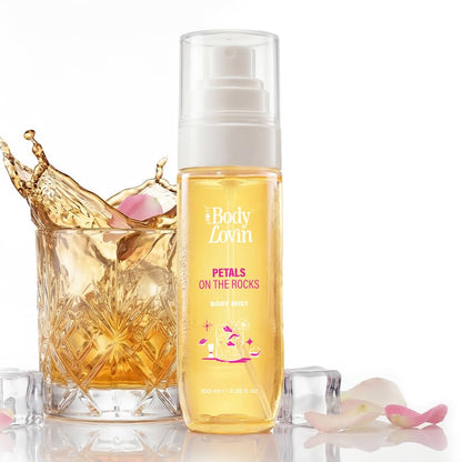 Plum BodyLovin’ Petals On The Rocks Body Mist | Flirty Florals Meet Zesty Citrus | Long-Lasting | Citrus Floral Fragrance | With Notes Of Bergamot, Mandarin & Patchouli | 100 ml
