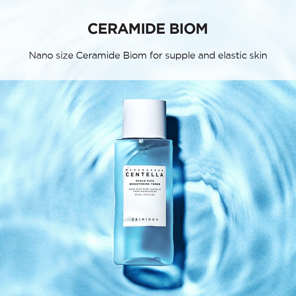 SKIN1004 Madagascar Centella Hyalu-Cica Brightening Toner | Hyaluronic Acid CICA Niacinamide | Hydrating and Refreshing Multi-Care Solutions