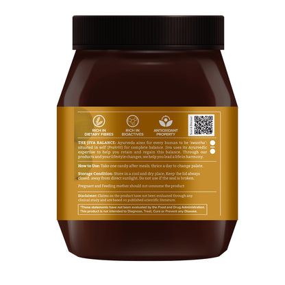 Jiva Amla Chatpata Candy 400gm | Rich In Dietary Fibres & Vitamin C, Boosts Immunity, Supports Healthy Digestion