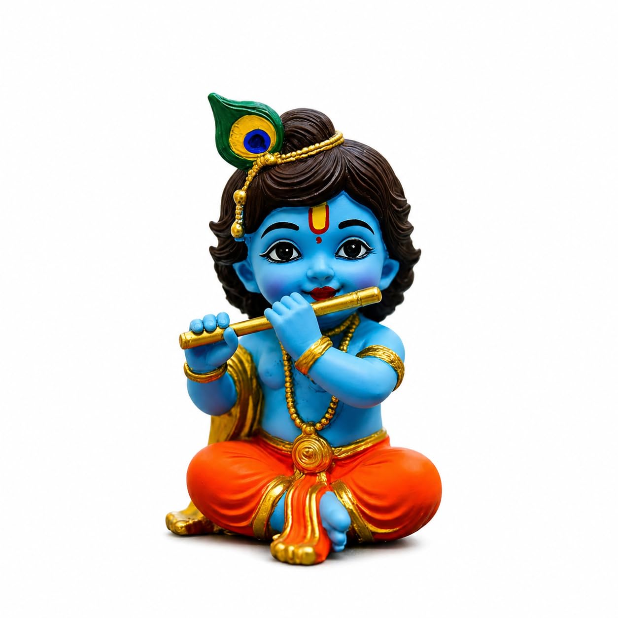 UNOVATE Krishna Idol for Car Dashboard, Krishna Statue, Home Temple, Office