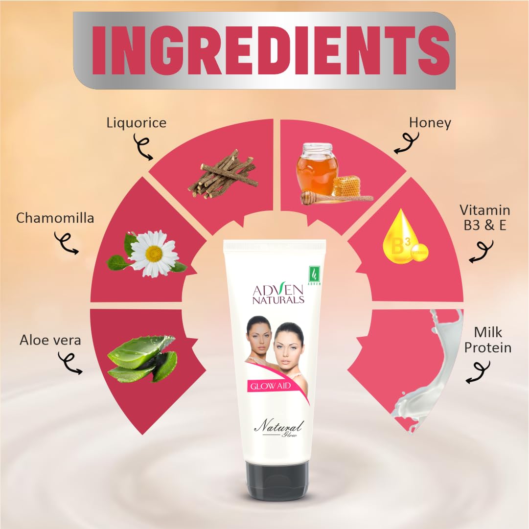 Adven Naturals Natural Glow cream Solution 100GM