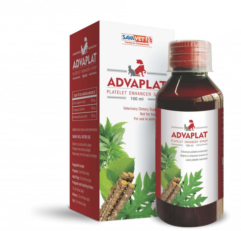 SAVAVET ADVAPLATE Platelet Enhancer Syrup for Dogs (200ml)